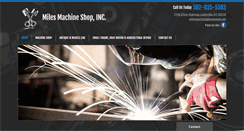 Desktop Screenshot of milesmachineshop.com